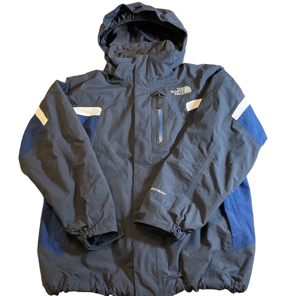 The North Face Boundary Triclimate Jacket Boys Med10-12 (Jacket Only) Navy Blue